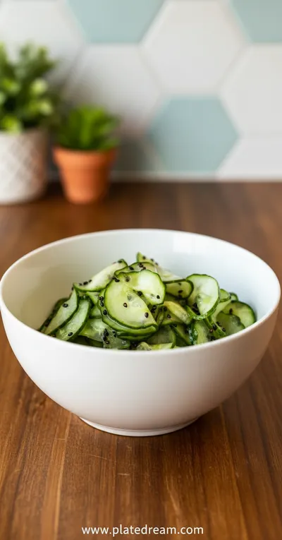 Asian Cucumber Salad – 5-Ingredient Simple Recipe