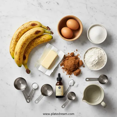 Perfectly Sweet Moist Banana Bread - cooking process