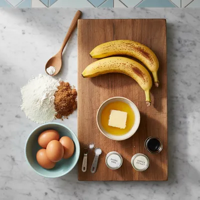 Best Moist Easy Banana Bread - cooking process
