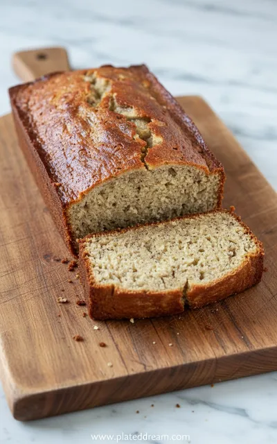 Perfectly Sweet Moist Banana Bread