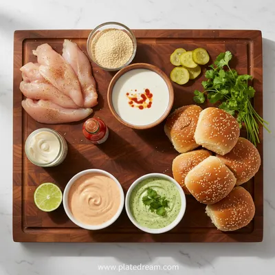 Bang Bang Chicken Sliders Recipe - cooking process