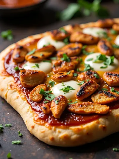 Easy BBQ Chicken Flatbread Recipe