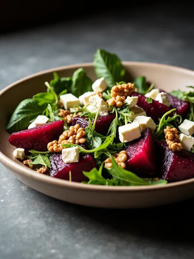 Beetroot Feta Walnut Salad – Healthy Meal Idea