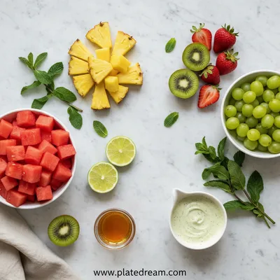 Better Than Sex Fruit Salad - cooking process