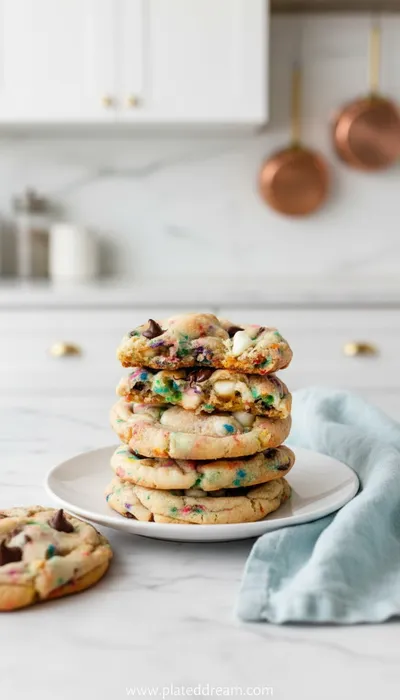Cake Batter Chocolate Chip Cookies