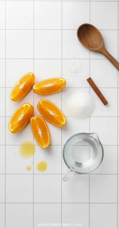 Candied Orange Slices - cooking process