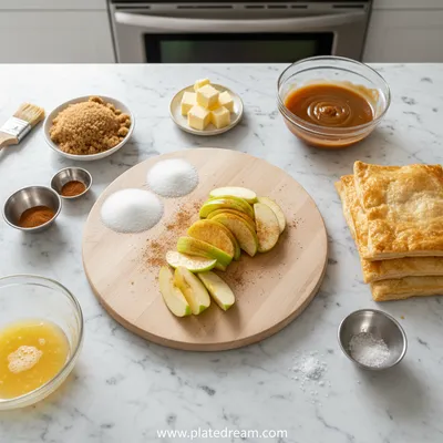 Simple Caramel Apple Pie Bombs Recipe - cooking process