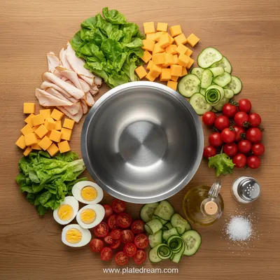 Easy Classic Chef Salad Recipe - cooking process