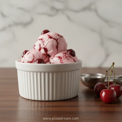 Cherry Ice Cream Recipe – Quick & Easy