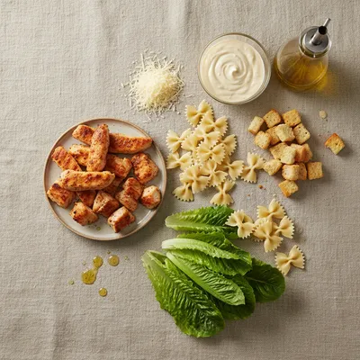 Chicken Caesar Pasta Salad – Easy Dinner - cooking process