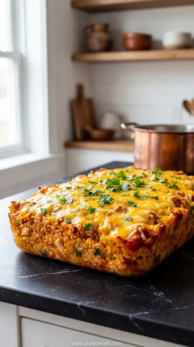Chicken Enchilada Rice Casserole – 35-Minute Dinner