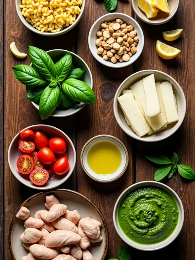 Chicken Pesto Pasta Salad – Easy 25‑Minute Recipe - ingredients preparation
