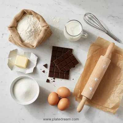 Easy Homemade Chocolate Croissants - cooking process