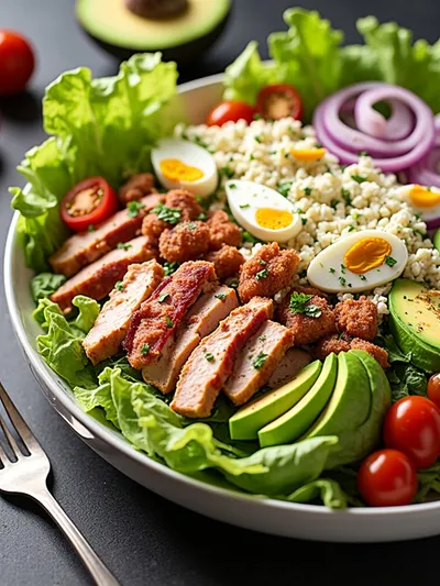 Cobb Salad Recipe – High Protein