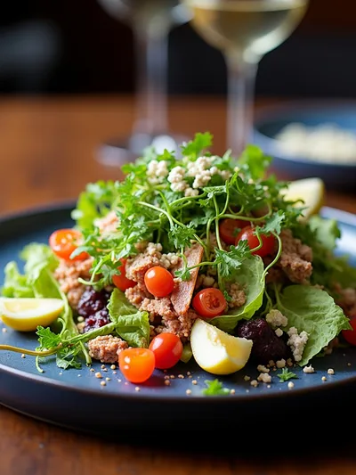 Cobb Salad Recipe – High Protein - cooking process