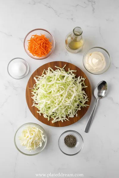 Simple Coleslaw Recipe – Easy Fresh Side - cooking process