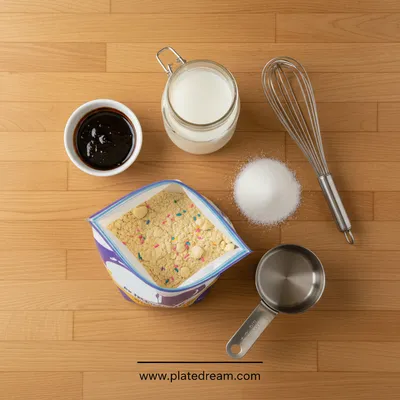 Copycat Cake Batter Ice Cream - cooking process