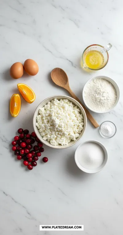 Cranberry Orange Cottage Cheese Muffins - cooking process
