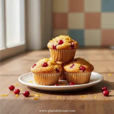 Cranberry Orange Muffins - Healthy 96-Calorie Recipe