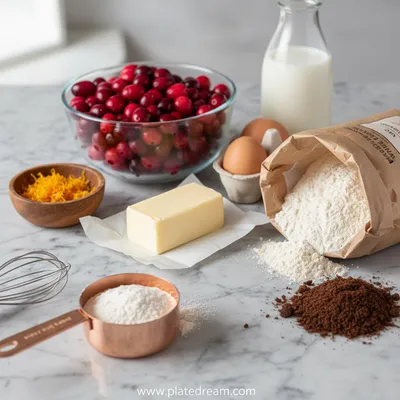 Cranberry Orange Muffins - cooking process