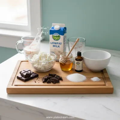 Creamy Chocolate Cottage Cheese Ice Cream - cooking process
