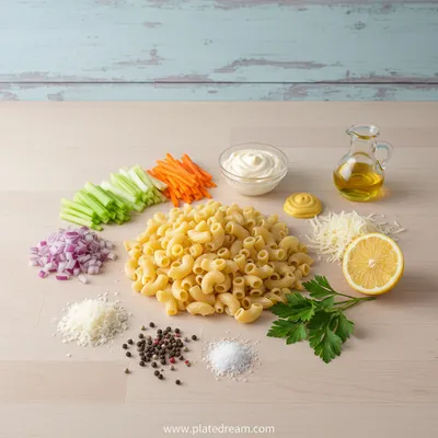 Creamy Macaroni Salad – Easy Comfort Food - cooking process