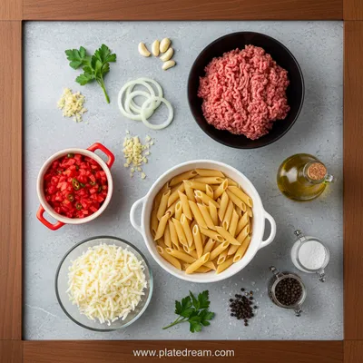 Creamy Rotel Pasta With Ground Beef - cooking process
