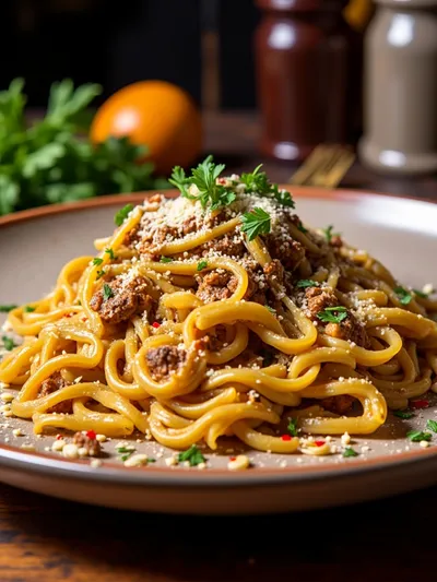 Creamy Spicy Cajun Sausage Pasta Quick Weeknight Dinner - cooking process