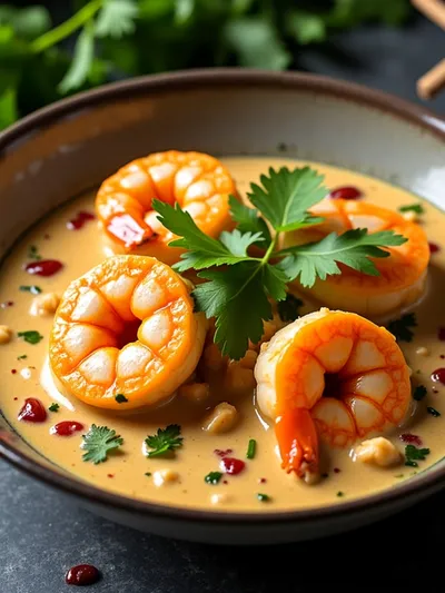 Creamy Thai Coconut Shrimp Curry