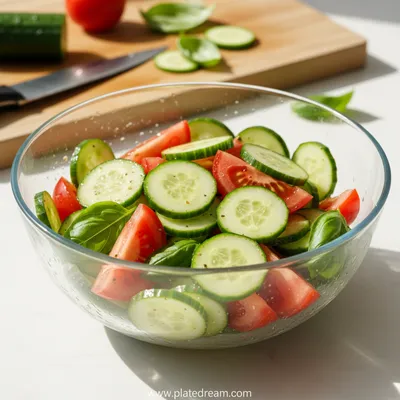 Cucumber and Tomato Salad – Fresh Summer Recipe