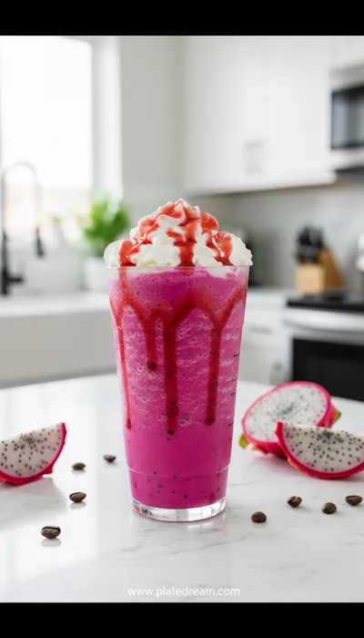 Dragon Fruit Frappuccino Recipe