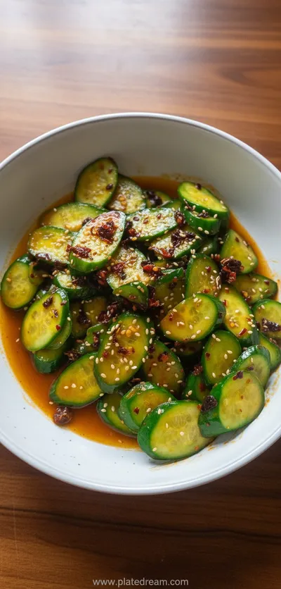 Easy Asian Cucumber Salad