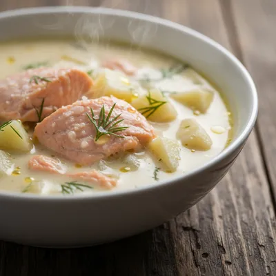 Finnish Salmon Soup (Lohikeitto) Recipe