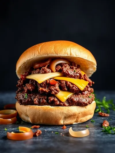 French Onion Beef Sloppy Joes – Easy Comfort Food - ingredients preparation