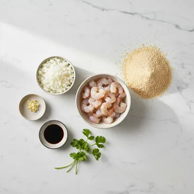 Fried Shrimp Balls - cooking process