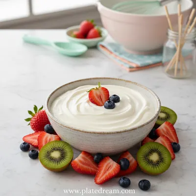 Fruit Dip Recipe with Fresh Fruit & Yogurt