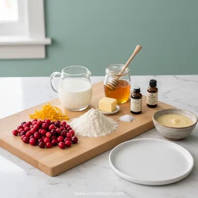 Gluten-Free Cranberry Orange Muffins with Orange Glaze - cooking process