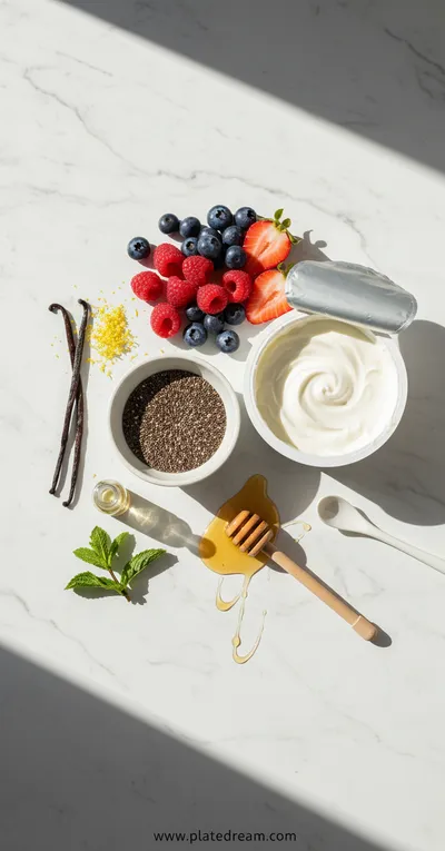Greek Yogurt Chia Pudding – 240 Calories, 20g Protein - cooking process