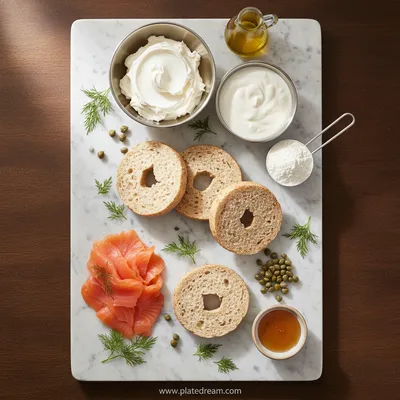 High-Protein Bagel Bites – Quick 15 Minute Snack - ingredients preparation