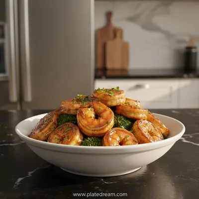 High-Protein Honey Garlic Shrimp