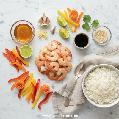 Honey Garlic Shrimp Bowls – Irresistible Easy Dinner - cooking process