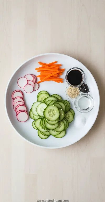 Japanese Cucumber Salad – Fresh & Easy Recipe - cooking process