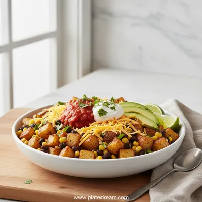 Loaded Potato Taco Bowl