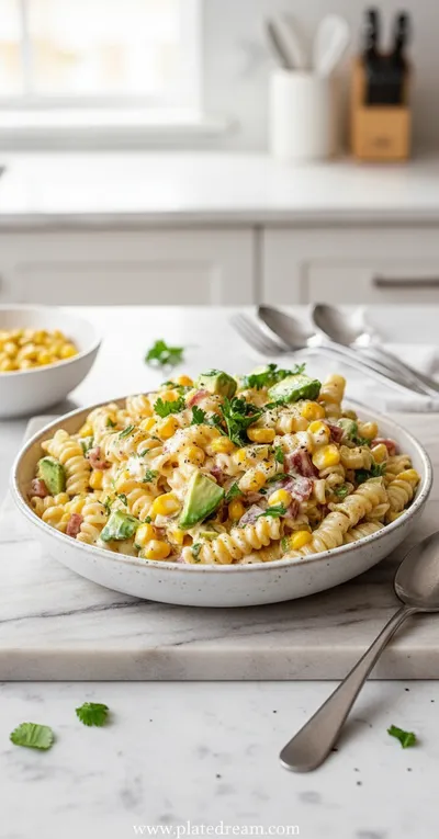 Mexican Street Corn Pasta Salad – Tasty Easy Recipe