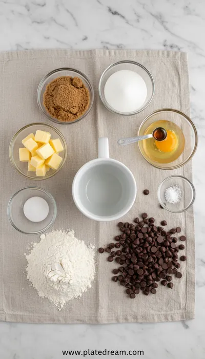 Microwave Chocolate Chip Mug Cookie - cooking process