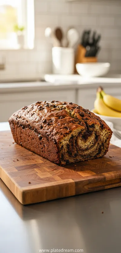 Moist Chocolate Chip Banana Bread