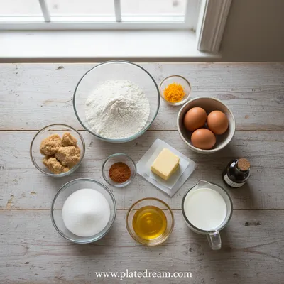 Orange Cardamom Muffins - cooking process