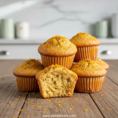 Orange Cardamom Muffins