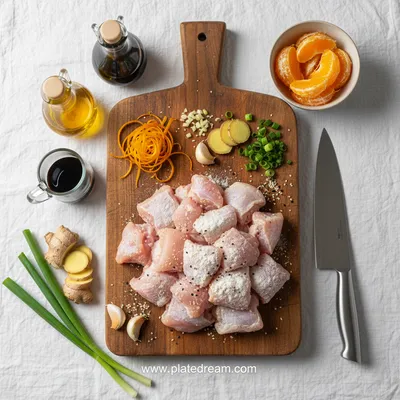 Orange Chicken – Crispy Tangy Sauce - cooking process