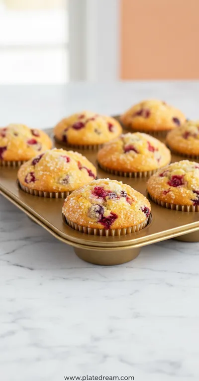Orange Cranberry Muffins – Easy & Moist